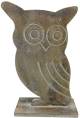 Wooden vintage Owl - Small 4"x6.5"H