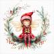 Lunch Napkins - Christmas Fairy 6.5"x6.5"