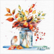 Lunch napkin - Autumn Arrangement