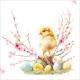 Lunch napkin - Little Chick 6.5"x6.5"