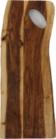 Acacia wood live edge board 20"x8"x0.6"