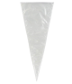 Pack of 100 - 6"x12" Clear Cone shape Cellophane bags - 30 micron (1.2 mil)