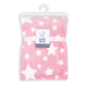 Coral fleece blanket STARS pattern - PINK
100% Polyester, 30"x36"