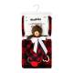 Plushies Blanket & Activity NUNU set - Red Beaver
100% Polyester
Blanket size: 30"x36"