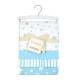 4 Pack Blue Stars Flannel Receiving Blankets 100% Cotton 28"x28"