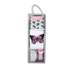 3-PC Boxed set - Butterflies
Set includes: Bodysuit, Bib & Socks
Bodysuit & Bib: 100% Cotton
Socks: 72% Cotton, 26% Nylon, 2% Spandex
0-3 Months 
