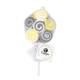 Tendertyme 12 pack Washcloth Lollipop - YELLOW/GREY