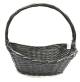 Small Boat shaped willow basket with handle
S:13.5"x10.5"x4"H1x6"H2x14"OH