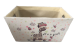 Medium Rectangular Off white basket with It's a Girl Theme and a matching fabric liner 13"x10"x6"H