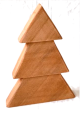 Brown wood 3 tier tree 10"
8"x1.5X'10"
