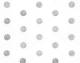Silver Dots Printed Cellophane roll 40"x100'