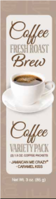 Coffee Masters Gourmet Ground Coffee - Merry Christmas 85 gr., 12/cs
Contains 3 servings - Caramel Coffee Collection