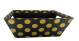 CMT906BKD - Small Market tray - BLACK WITH GOLD DOTS