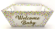 Large Market tray - Welcome Baby 12"x10"x4.5"H