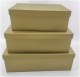 CMT972GD3 - Set of 3 nesting boxes - gold