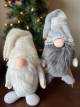 Gnome Santa with beard and hat with bell - 2 colours 12"H