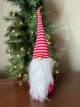 Striped hat Gnome 16"H
