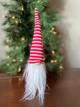Striped hat Gnome 12"H