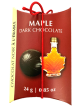 Made Dark chocolate truffles with maple 24 gr., 36/cs, 2.5"x1"x4"H