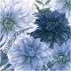 Lunch Napkins Blue flowers