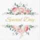 Lunch Napkins - Special Day 6.5"x6.5"
