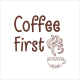 Lunch napkins - Coffee First 6.5"x6.5"
Pack of 20