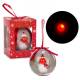 3" Snowman flashing nose ornament