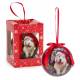 3" Festive Puppy Ball Ornament