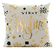 PAC110GD - Merry Christmas cushion - GOLD 18"x18"