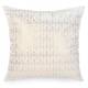 775093411544 - White cushion with gold pattern 17"x17"
