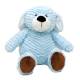 8" Ridged plush Dog - Blue