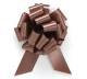 5" Matte Pull Bows - 50 bows/case - Chocolate