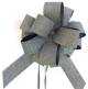 PB5GBK - 5" Glitter Pull Bows - 50 bows/case - BLACK GLITTER