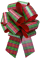 5" Pull Bows - 50 bows/case - Red/Green/Black