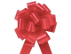 5" Matte Pull Bows - 50 bows/case - Hot Red/Coral