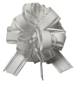 5.5" Mixed Fabrics  Pull Bows - WHITE 50/cs