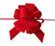 5" Velvet Pull Bows - 50 bows/case - Red