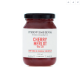 Provisions Cherry Merlot Wine Jam 125 ml., 12/cs
The sour cherries and Merlot wine in this luxurious jam conspire to take your cheese and charcuterie board to new flavour heights
All-natural and preservative-free, Vegan and gluten-free.