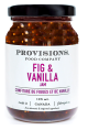Provisions Fig & Vanilla Jam  125 ml., 12/cs
