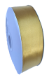 STN50GD - 1.5" Wide Satin ribbon, 50 yards - GOLD