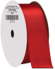 STN50RD - 1.5" Wide Satin ribbon, 50 yards - RED