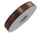 1/2" Wide Satin ribbon, single faced 50 yards - WALNUT