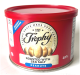 Trophy peanuts roasted with sea salt 227 gr., 3.5"Dx4"H