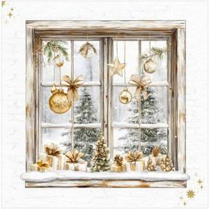 Lunch Napkins - Golden Winter