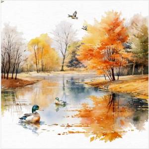 343217 - Lunch napkin - Autumn