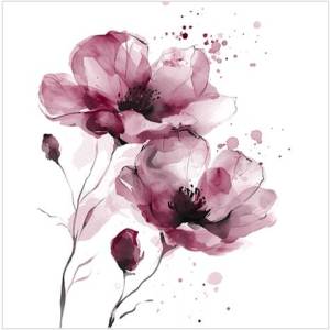 Delicate Burgundy 