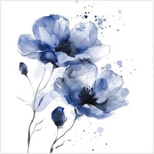 367218 Blue Flowers