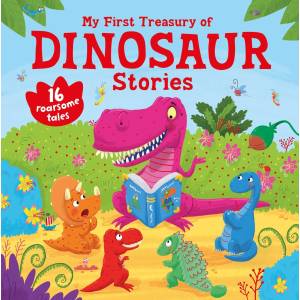 Large Padded baby book - My First Treasury of Dinosaur Stories