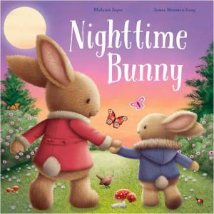 Padded baby book - Nighttime Bunny 8"x8"