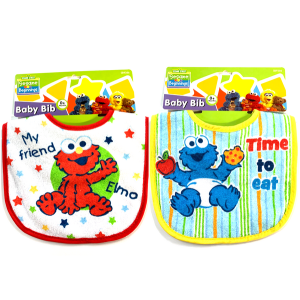 094606093863 / Sesame Street Bib- 3 styles